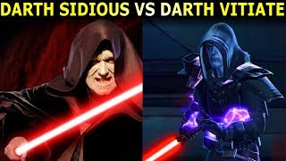 Darth Sidious Vs Darth Vitiate  Star Wars Versus [upl. by Wind]