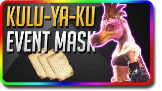 Monster Hunter World  How To get the KuluYaKu Mask Monster Hunter World KuluYaKu Event [upl. by Rebmyk581]