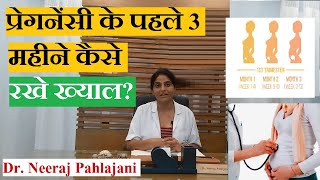 प्रेगनेंसी के शुरू के 3 महीने कैसे देखभाल करे First Trimester Pregnancy Tips [upl. by Tryck]