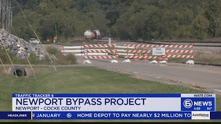 Bypass construction closes Newport road for 6 months [upl. by Morocco]