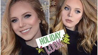 VLOGMAS Jour 20   Maquillage des fêtes \\ Soft Smokey Glam [upl. by Peppie]