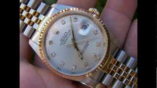 Rolex DateJust 16233 Steel and Gold [upl. by Elocim]