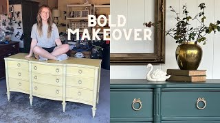 Vintage Furniture Makeover with Melange Paints [upl. by Bourgeois123]