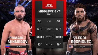 UFC Fight Night Prelim Akhmedov VS Rodriguez [upl. by Lea]