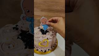 Cute baby mundan cake 🩵📞 91 99833 11805 shorts shortvideo cakedecorating cake babycakebake [upl. by Watt]