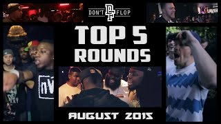 Top 5 Rap Battle Rounds August 2015  Funny Compilation [upl. by Emanuel]