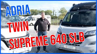 Adria Twin Supreme 640SLB Modell 2022 DER Kastenwagen mit Sky Roof [upl. by Brag997]