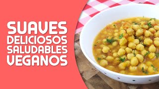 Deliciosa RECETA de GARBANZOS Saludables Suaves Veganos y Fáciles de Preparar [upl. by Ainala]