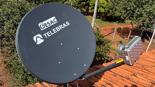 INSTALAÇÃO INTERNET VIA SATÉLITE VIASAT WIFI BRASIL [upl. by Cronin]