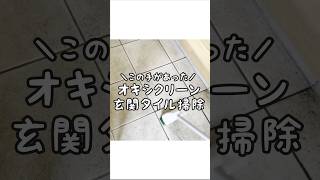 【この手があった】オキシクリーンで玄関タイルを掃除する方法！ [upl. by Takeo]