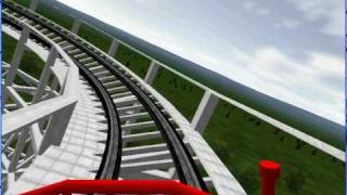 Rye Playland Airplane Coaster No Limits [upl. by Itsyrc]