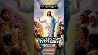 Versiculo 1 Timóteo 257 PalavraDeDeus JesusCristo Fé Evangelho Cristão BíbliaSagrada [upl. by Alysia]