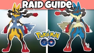 NEW Mega Lucario Raid Counters Guide  Pokémon GO [upl. by Lenehc]