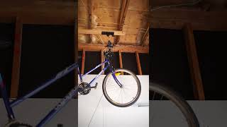 Bike hoist in a garage with high ceiling [upl. by Eulalia]