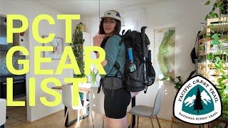 Everything I need to hike 2650 miles on the Pacific Crest Trail  545 kg Lightweight PCT Gear List [upl. by Amilas]