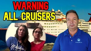 CRUISE TRAVEL WARNING BEWARE [upl. by Ayahs]