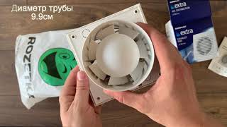 Обзор Вытяжной вентилятор Europlast EEXTRA EE100 белый из Rozetka [upl. by Sivrad]