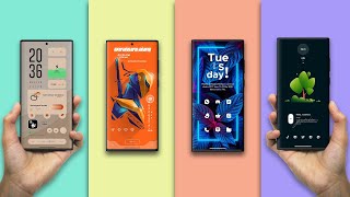 Top 5 MustHave Android Themes For 2024  Best Homescreen Setups 2024 [upl. by Niessuh]