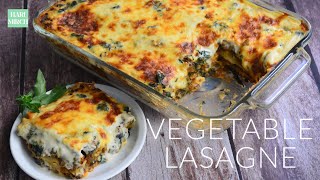 BEST Vegetable Lasagna Recipe [upl. by Jenelle]