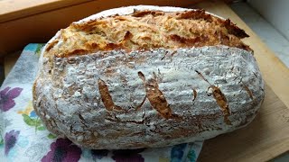 Recept na kváskový žitnošpaldový chléb se slunečnicovou záparou KROK ZA KROKEM [upl. by Meir]