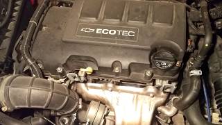 Ticking noise from Chev Cruze 14l Turbo engine [upl. by Odlaumor]