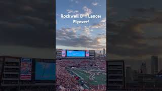 B1 Lancers Flyover TexasGeorgia game Oct 2024 [upl. by Lashond]