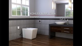 Installation  NUMI Intelligent Toilet  KOHLER [upl. by Balac681]