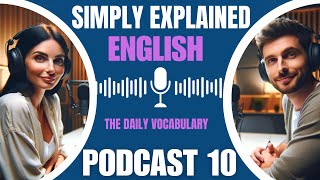 Learn English with podcast  Intermediate  THE COMMON WORDS 10  season 1 episode 10 [upl. by Welker]