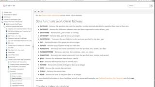 Tableau Tutorial 43 Date Related Functions Testing [upl. by Gladstone]