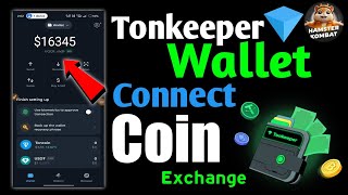 tonkeeper wallet withdraw । tonkeeper wallet me paise kaise dale । hamster kombat withdrawal । [upl. by Thessa531]