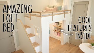 Amazing Loft Bed with TONS of Cool Features [upl. by Elbert532]