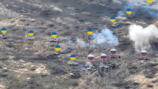 Epic battle erupts as Ukrainian tanks meet Russian troops [upl. by Vocaay]