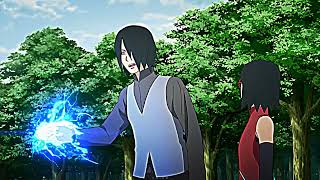 Sasuke Reveals Chidori⚡to Sarada Before Intense Training 🤕  Boruto  Naruto Next Generation🔥 [upl. by Lalo]