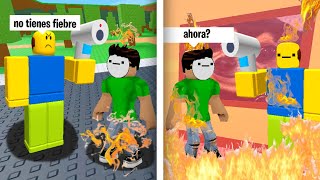 NECESITO MÁS CALOR en ROBLOX 🔥quemé mi casa 🔥NEED MORE HEAT 🔥 [upl. by Odnomar]