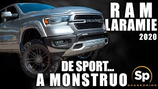 Ram Laramie 2020  de sport a MONSTRUO off road  6quot Lift Kit Rough Country  SP ACCESORIOS [upl. by Buke]