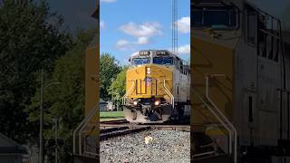 Crossing The Diamonds Union Pacific Locomotives On CSX Deshler Ohio JawTooth shorts 🩳 [upl. by Hnoj]