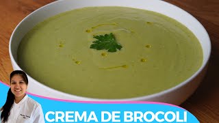 SOPA O CREMA DE BROCOLI  Super facil y nutritiva [upl. by Ifok203]