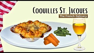 How to make Coquilles Saint Jacques  Scallops Au Gratin  Gallic Seafood recipe [upl. by Eisseb]