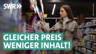 Mogelpackungen aufgedeckt Wie Hersteller Preiserhöhungen verschleiern  Marktcheck SWR [upl. by Audry455]