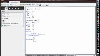 Vektorer i planen i TInspire CAS [upl. by Fayina]