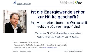 Ist die Energiewende schon zur Hälfte geschafft [upl. by Tuesday]