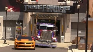 Grand Opening of Transformers The Ride 3D at Universal Studios Hollywood [upl. by Sheeran]