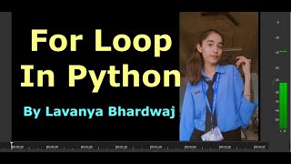 For Loop in 2 minutes in python [upl. by Einreb]