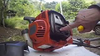 Deixando sua Husqvarna 128R como NOVA PARTE 1 [upl. by Aitret982]