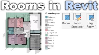 Rooms in Revit Tutorial [upl. by Acim]