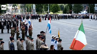 Servizio di Rai News sul 64° Pellegrinaggio Militare Internazionale a Lourdes [upl. by Lairea]