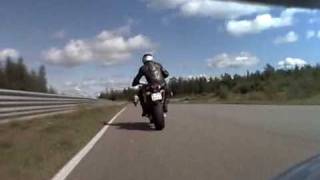 BMW R1200S Trackday Mittsverige 090814 [upl. by Agnes]