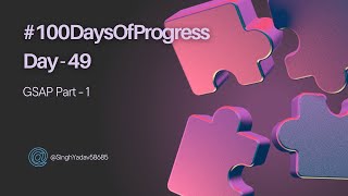 quot🚀 Day 49 of 100DaysOfProgress Intro to GSAP [upl. by Burgener]