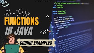 Functions in JAVA  Tamil Explanation with coding Examples ✅ [upl. by Nixie112]