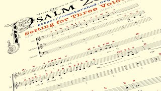 ◢ Rehearsal Video ◣ “Psalm 26” Polyphony for 3Voices — By Maria Quinn d 1977 [upl. by Dleifniw936]